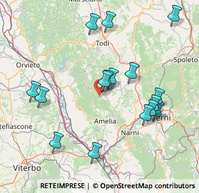 Mappa Via del Pantano, 05025 Guardea TR, Italia (16.91688)