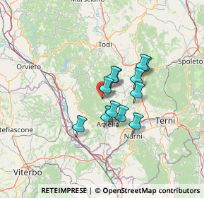 Mappa Via del Pantano, 05025 Guardea TR, Italia (9.60333)