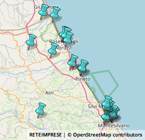 Mappa Strada Comunale Quinto Colle Morino, 64025 Pineto TE, Italia (9.6715)