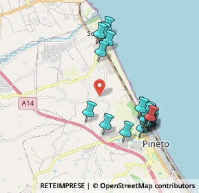 Mappa Strada Comunale Quinto Colle Morino, 64025 Pineto TE, Italia (2.0975)