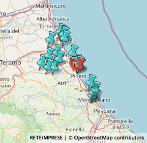 Mappa Strada Comunale Quinto Colle Morino, 64025 Pineto TE, Italia (10.9935)