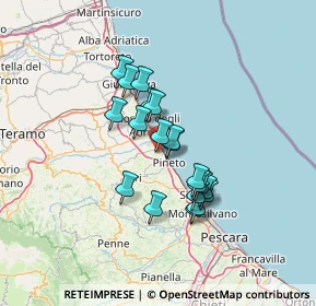 Mappa Strada Comunale Quinto Colle Morino, 64025 Pineto TE, Italia (10.7925)