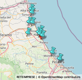 Mappa Strada Comunale Quinto Colle Morino, 64025 Pineto TE, Italia (12.95333)