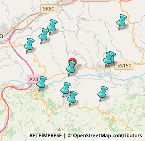 Mappa LOCALITA' PIANO DI CORTE SNC, 64020 Canzano TE, Italia (4.23364)