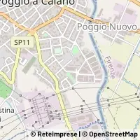 Map Poggio a Caiano
