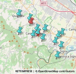 Mappa 59015 Carmignano PO, Italia (3.27929)