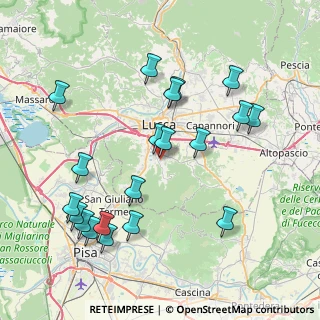 Mappa Via di San Pieretto in Guamo, 55012 Capannori LU, Italia (8.862)