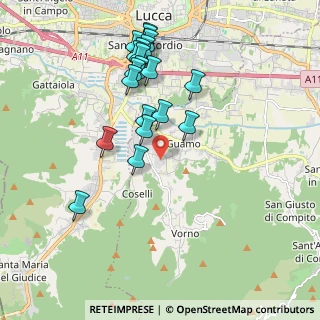 Mappa Via di San Pieretto in Guamo, 55012 Capannori LU, Italia (2.0145)