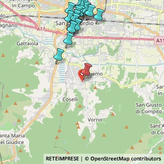Mappa Via di San Pieretto in Guamo, 55012 Capannori LU, Italia (2.8715)