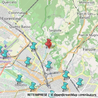 Mappa Viale San Damiano, 50141 Firenze FI, Italia (3.33667)