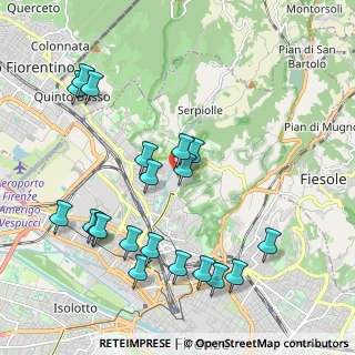 Mappa Viale San Damiano, 50141 Firenze FI, Italia (2.305)