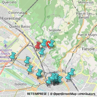 Mappa Viale San Damiano, 50141 Firenze FI, Italia (2.745)