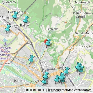 Mappa Viale San Damiano, 50141 Firenze FI, Italia (3.35267)