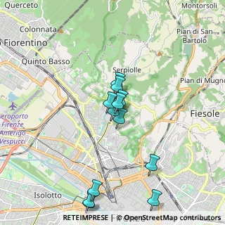 Mappa Viale San Damiano, 50141 Firenze FI, Italia (1.81583)