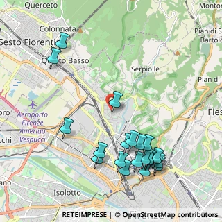 Mappa Via Mario Sbrilli, 50141 Firenze FI, Italia (2.4455)