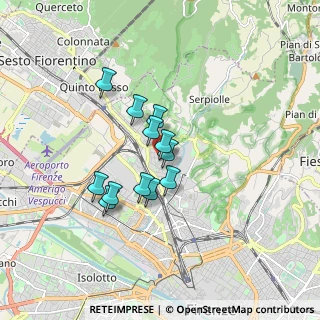 Mappa Via Mario Sbrilli, 50141 Firenze FI, Italia (1.2775)