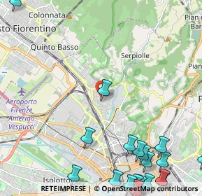 Mappa Via Mario Sbrilli, 50141 Firenze FI, Italia (3.6005)