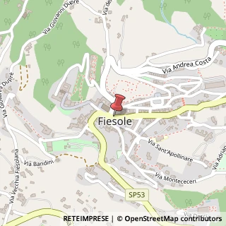 Mappa Via A. Palladio, 35, 50014 Fiesole, Firenze (Toscana)