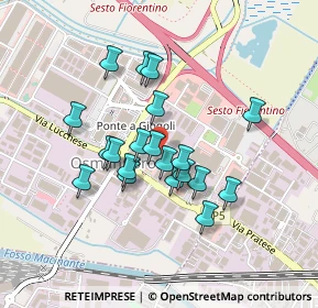 Mappa Via Tommaso Alba Edison 4 ang, 50019 Sesto Fiorentino FI, Italia (0.3665)