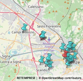 Mappa Via Tommaso Alba Edison 4 ang, 50019 Sesto Fiorentino FI, Italia (5.06611)