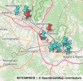 Mappa Via Torta, 50019 Sesto Fiorentino FI, Italia (8.27)