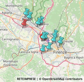 Mappa Via Torta, 50019 Sesto Fiorentino FI, Italia (5.5175)
