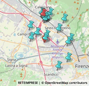 Mappa Via Torta, 50019 Sesto Fiorentino FI, Italia (3.6235)