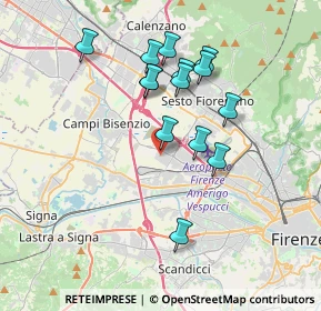 Mappa Via Torta, 50019 Sesto Fiorentino FI, Italia (3.38857)