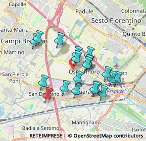 Mappa Via Torta, 50019 Sesto Fiorentino FI, Italia (1.5385)