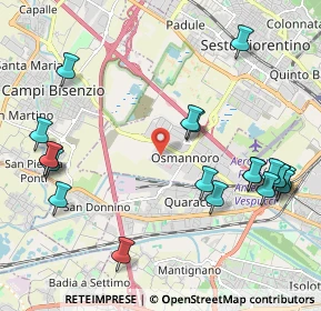 Mappa Via Torta, 50019 Sesto Fiorentino FI, Italia (2.5725)