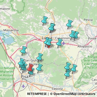 Mappa Via Nuova di Guamo, 55012 Capannori LU, Italia (8.919)
