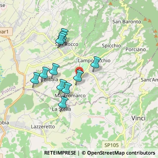 Mappa Via Firenze, 51035 Lamporecchio PT, Italia (1.70727)