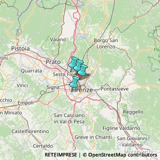 Mappa CAP, 50139 Firenze FI (55.06857)