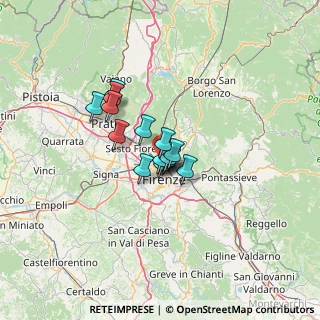 Mappa CAP, 50141 Firenze FI, Italia (7.634)