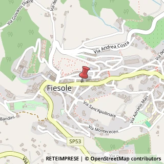 Mappa Via Antonio Gramsci, 9, 50014 Fiesole, Firenze (Toscana)