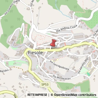 Mappa Via Antonio Gramsci, 19, 50014 Fiesole, Firenze (Toscana)