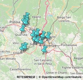 Mappa Via Carlo Forlanini, 50019 Sesto Fiorentino FI, Italia (11.30706)