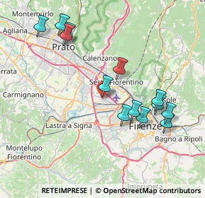 Mappa Via Carlo Forlanini, 50019 Sesto Fiorentino FI, Italia (8.22231)