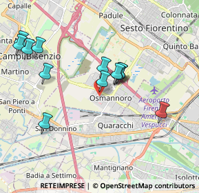 Mappa Via Carlo Forlanini, 50019 Sesto Fiorentino FI, Italia (1.96077)