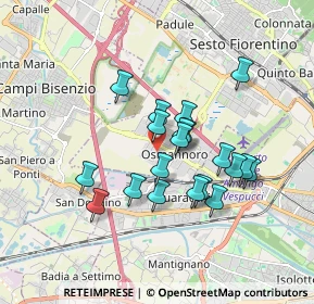 Mappa Via Carlo Forlanini, 50019 Sesto Fiorentino FI, Italia (1.497)