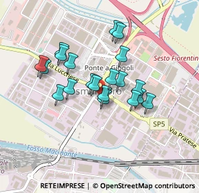 Mappa Via Niccolò Copernico, 50019 Sesto Fiorentino FI, Italia (0.358)