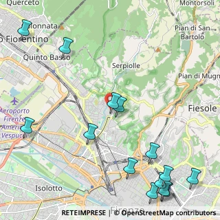 Mappa Via Esculapio, 50141 Firenze FI, Italia (3.10643)