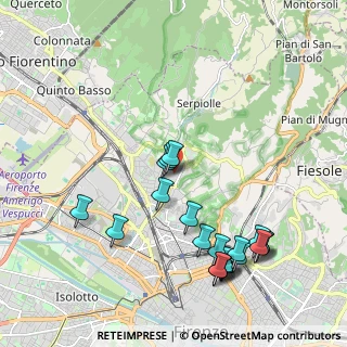 Mappa Via Esculapio, 50141 Firenze FI, Italia (2.348)