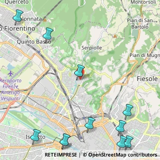 Mappa Via Esculapio, 50141 Firenze FI, Italia (3.56818)