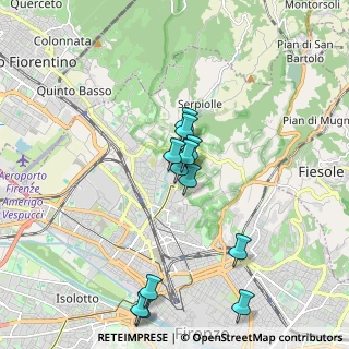 Mappa Via Esculapio, 50141 Firenze FI, Italia (1.78167)