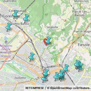 Mappa Via Esculapio, 50141 Firenze FI, Italia (3.29933)