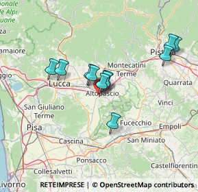 Mappa Strada Provinciale Bientinese, 56022 Altopascio LU, Italia (11.91818)