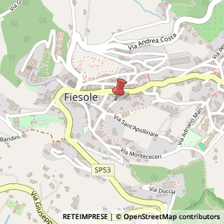 Mappa Via massicini 19, 50014 Fiesole, Firenze (Toscana)