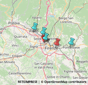 Mappa Via Francesco Redi, 50019 Sesto Fiorentino FI, Italia (34.307)