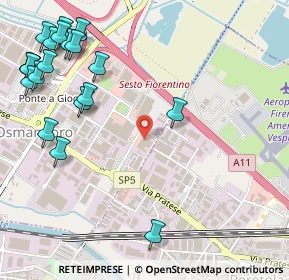 Mappa Via Francesco Redi, 50019 Sesto Fiorentino FI, Italia (0.7445)